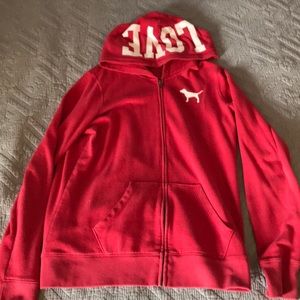 PINK Victoria’s Secret Red Hoodie